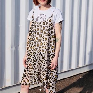 Rachel Pally Leopard Slip Dress
